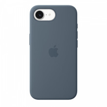 Apple Silicone Case mit MagSafe für iPhone 17e Maritimblau