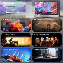 Hisense 43E7S Hi-QLED TV (108 cm (43 inch), Black, UltraHD / 4K, Triple Tuner) Hisense 43E7S Hi-QLED TV (108 cm (43 inch), Black, UltraHD / 4K, Triple Tuner)