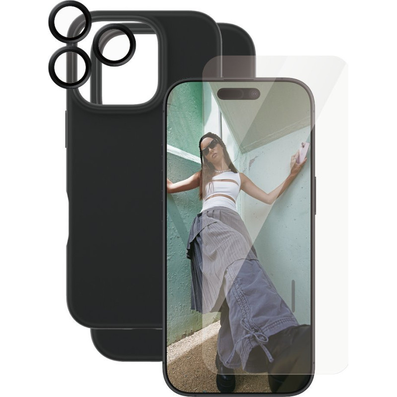CARE by PanzerGlass® Fashion 3 viename komplektas iPhone 16 Pro
