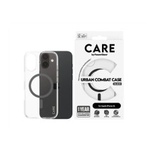 Dėklas CARE by PanzerGlass® Flagship Case Transparent Urban Combat su MagSafe iPhone 16 Black