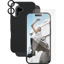CARE by PanzerGlass® Fashion 3 viename komplektas iPhone 16
