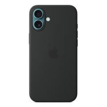 Apple iPhone 16 Plus silikono dėklas su MagSafe - Black