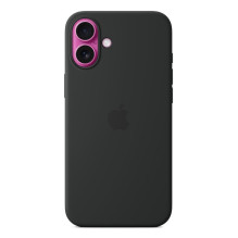 Apple iPhone 16 Plus Silicone Case with MagSafe - Black