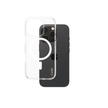 CARE by PanzerGlass® Flagship Case Transparent Urban Combat with White MagSafe iPhone 16 Pro