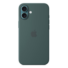 Apple iPhone 16 Plus silikoninis dėklas su MagSafe - Lake Green Apple iPhone 16 Plus silikoninis dėklas su MagSafe - Lake Green