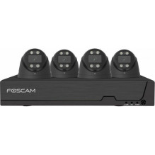 Įrašymo įrenginys Foscam Foscam Fn9108E-T4-2T Black LAN IP stebėjimo sistema 8 kanalų su 4 kameromis 3840x2160 px Įrašymo įrenginys Foscam Foscam Fn9108E-T4-2T Black LAN IP stebėjimo sistema 8 kanalų su 4 kameromis 3840x2160 px