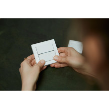 Senic Friends of Hue Switch glanz weiß batterieloser Schalter Homekit-kompatibe