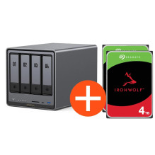 UGREEN NASync DXP4800 Plus NAS system 4-bay 8TB incl. 2x Seagate IronWolf ST4000VN006 4 TB UGREEN NASync DXP4800 Plus NAS system 4-bay 8TB incl. 2x Seagate IronWolf ST4000VN006 4 TB