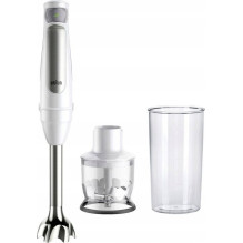Braun Houshold MultiQuick 7 Stabmixer MQ 7020 (weiß, 1.000 Watt, mit Zerkleinerer)