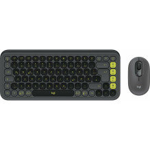 Keyboard + mouse Logitech POP Icon Combo graphite-green (920-013106)