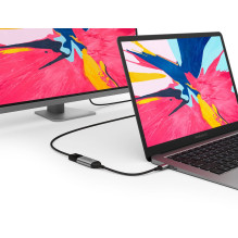 Adapteris USB Alogic Alogic USB Adapteris USB-C St. - DP Bu. 15cm, 4K Adapteris USB Alogic Alogic USB Adapteris USB-C St. - DP Bu. 15cm, 4K