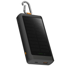 Xtorm Go2 Series Saulės energijos bankas 10.000mAh 15W 1x USB-C / 1x USB-A charcoal schwarz