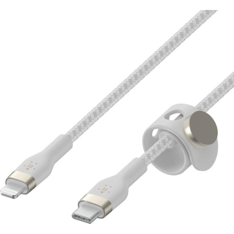 Belkin Pro Flex Lightning / USB-C Cable up to 15W MFi Certified CAA011BT1MWH