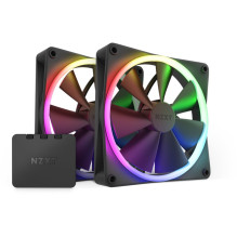 Fan Nzxt F140 RGB 2 pcs. + hub (RF-R14SF-B1) Fan Nzxt F140 RGB 2 pcs. + hub (RF-R14SF-B1)