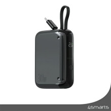 Išorinių baterijų kišenės 30W 10000mAh su integruotu USB-C laidu 15cm Išorinių baterijų kišenės 30W 10000mAh su integruotu USB-C laidu 15cm