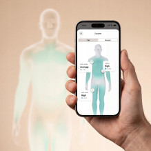 Withings BodyFit bathroom scale - smart scale with segmental body composition analysis, metabolism analysis, and heart h