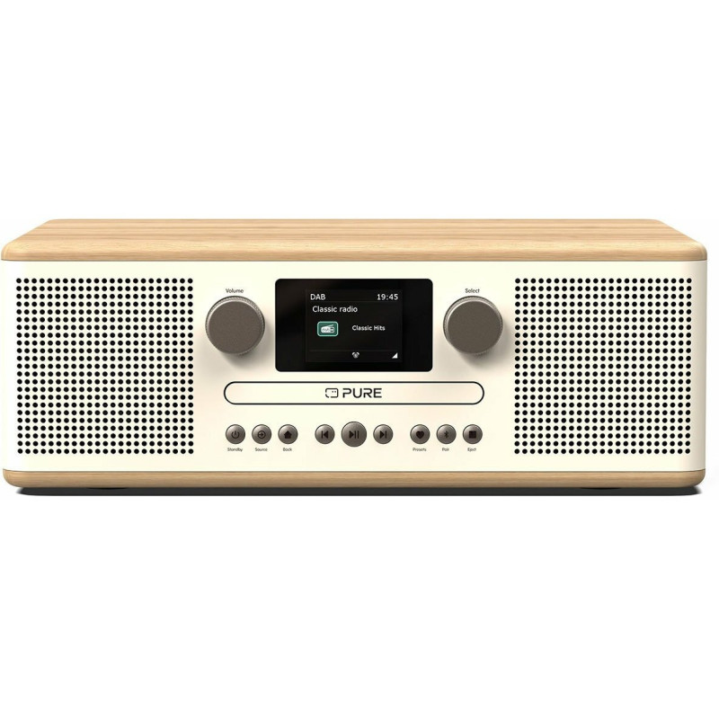 Digital radio Pure Pure Classic C-D6 White / Oak EU / UK