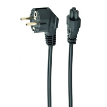 Gembird PC-186-ML12-0.5M power cable Black CEE 7 / 7 C5 coupler