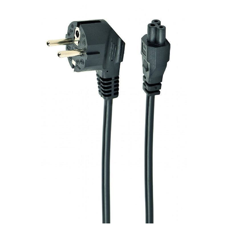 Gembird PC-186-ML12-0.5M power cable Black CEE 7 / 7 C5 coupler