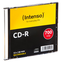 Intenso CD-R 80 / 700MB 52x Speed, Slimcase Intenso CD-R 80 / 700MB 52x Speed, Slimcase