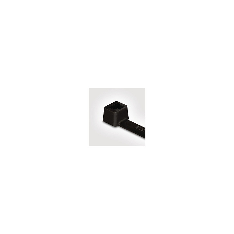Hellermann T18L-PA66W-BK(100) Kabelių rišikliai 205x2,5mm juoda 111-02160