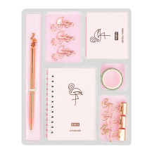 Kanceliarijos priemonių rinkinys Easy Stationery, rožinė sp. Kanceliarijos priemonių rinkinys Easy Stationery, rožinė sp.