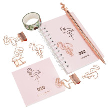 Kanceliarijos priemonių rinkinys Easy Stationery, rožinė sp. Kanceliarijos priemonių rinkinys Easy Stationery, rožinė sp.