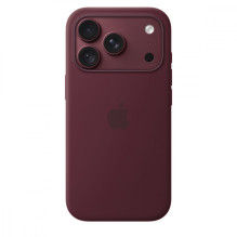 Išmaniojo telefono dėklas Apple iPhone 18 Pro silikoninis su MagSafe Burgundy