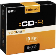 Intenso CD-R 700MB 10 Slim...