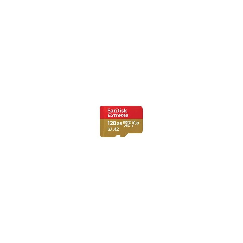 SANDISK Extreme 128GB microSDXC + SD Adapter