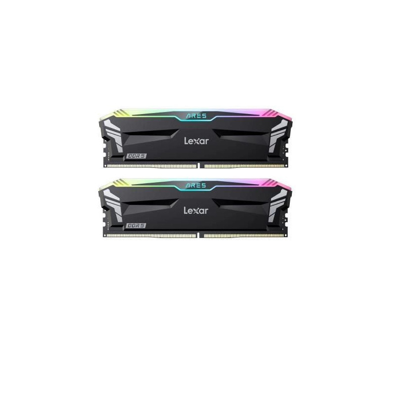 MODULO MEMORIA RAM DDR5 32GB 2X16GB 6400MHZ LEXAR ARES RGB