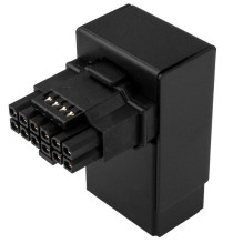 Kolink Core Pro 12V-2x6 90 Grad Adapter - Typ 1 schwarz