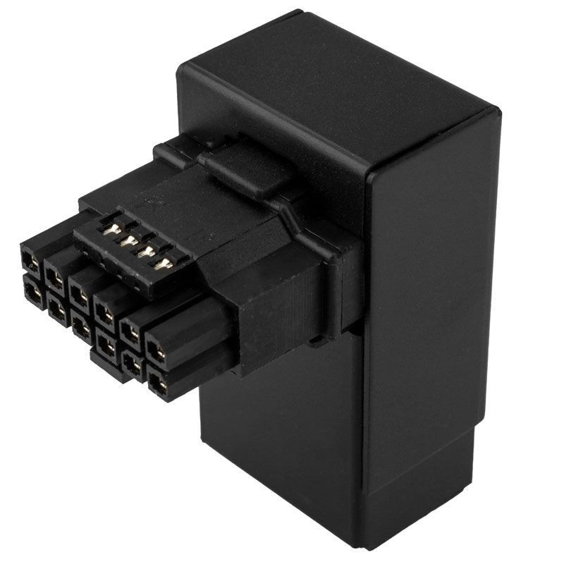 Kolink Core Pro 12V-2x6 90 laipsnių adapteris - 1 tipo juodas