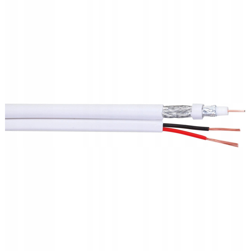 CABLE RG59 COAX+PWR 100M WHITE / PFM941I-RG59N / 21-100-W DAHUA