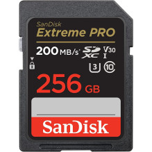 SanDisk Extreme PRO 256 GB SDXC UHS-I 10 klasė