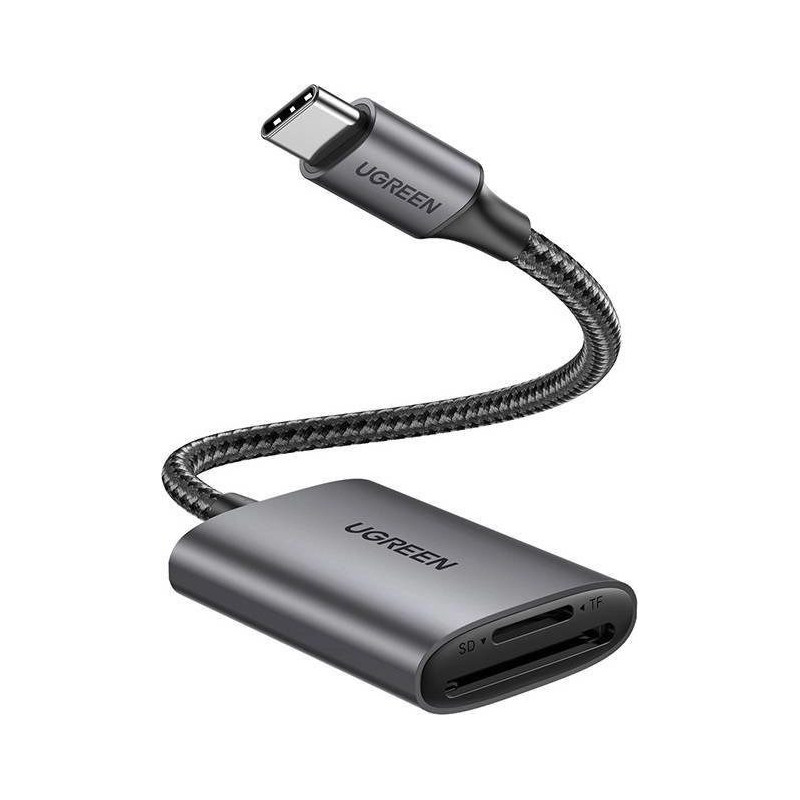 Ugreen 80888 card reader USB 3.2 Gen 1 (3.1 Gen 1) Type-C Black Metallic