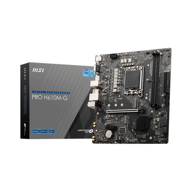 MSI PRO H610M-G motherboard Intel H610 LGA 1700 micro ATX