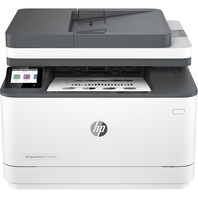 HP LaserJet Pro MFP 3102fdn S / W-Laserdrucker skaitytuvas Kopierer fakso LAN