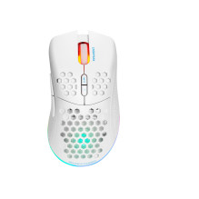 Žaidimų pelė Deltaco USB, RGB, White