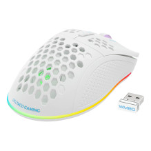 Žaidimų pelė Deltaco USB, RGB, White