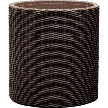 Keter Puku pods Large Cylinder Planter brown 29197837590