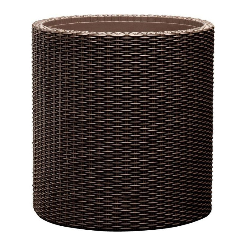 Keter Puku pods Large Cylinder Planter brown 29197837590