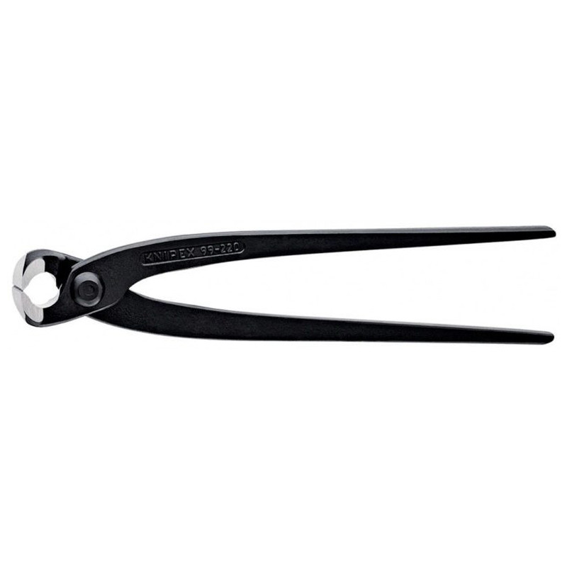 Knipex 99 00 220 Concreters'''' Nipper 61 HRC black atramentized 22 cm 314 g