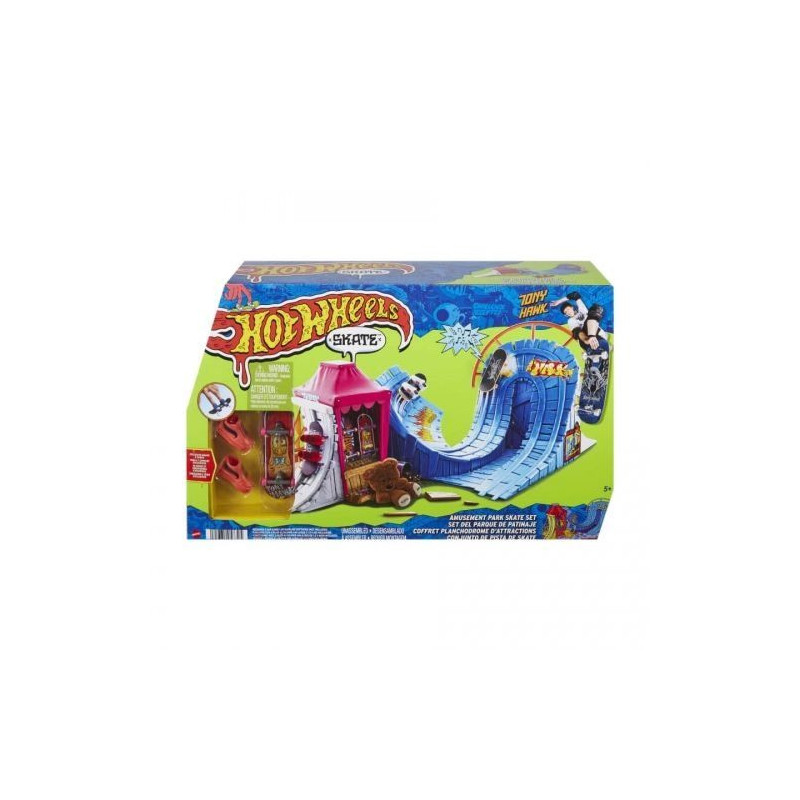 Hot Wheels Action Skate Amusement Park Skate Set playset