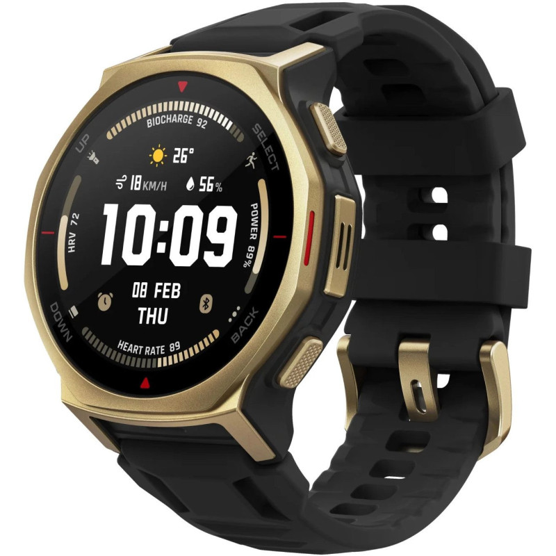 Amazfit T-Rex 3 Pro 44mm Black Gold Smartwatch HYROX-Modus