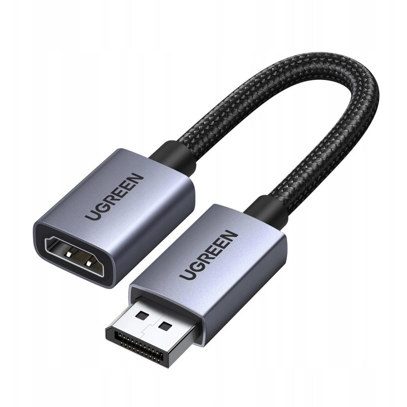 UGREEN 65982S Adapter DisplayPort (male) - HDMI (female) 4K@30Hz 0.2 m DP133