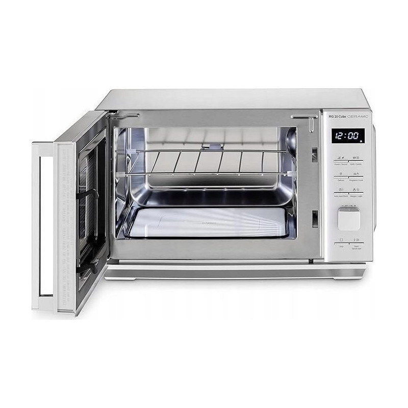 Caso Microwave Oven with Grill MG 20 Cube Free standing 800 W Grill Silver 4038437033250