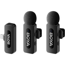 BOYA BY-V2 . 0 2,4 GHz belaidžio mikrofono sistema 2,4 GHz