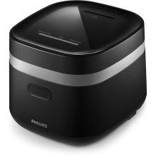 Naujiena! PHILIPS 3000 serijos mini daugiafunkcis juodos spalvos katilas HD3090 / 80