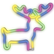 Forever Light Neon LED Light ELK multicolor Bat + USB FLNE12 Light decoration figure